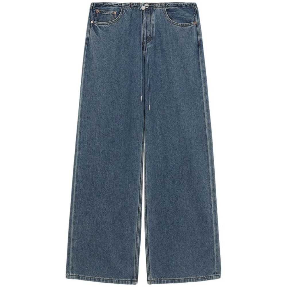 Still Here Blue Denim - Wide-Leg Jeans Women